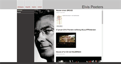 Desktop Screenshot of elvispeeters.be